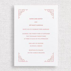 COMING SOON *new* Moffat Semi-Custom Wedding Invitation