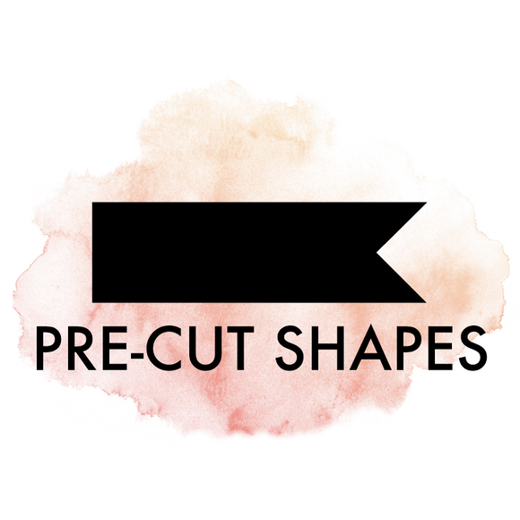 Die Cut Shapes: Pennant
