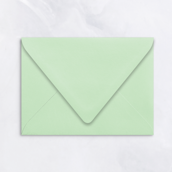 Mint Green Envelopes