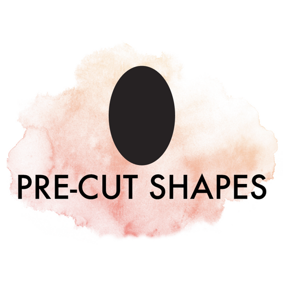 Die Cut Shapes: Oval (1.67x2.5)