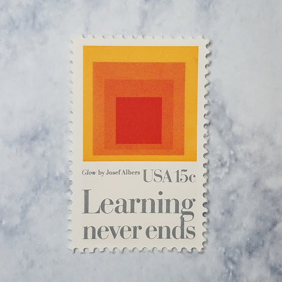 Learning Never Ends stamps $0.15