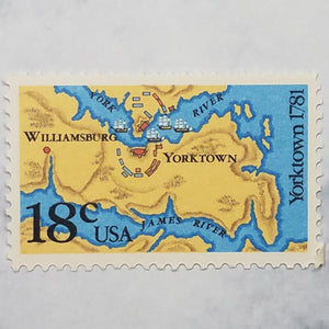 Yorktown stamps $0.18