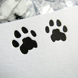 Cat Paw Prints Stationery