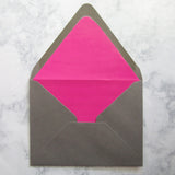 Pink Croc Liners & Pre-Lined Envelopes