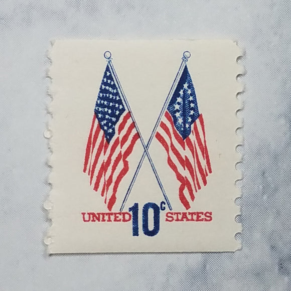 Flags stamps $0.10