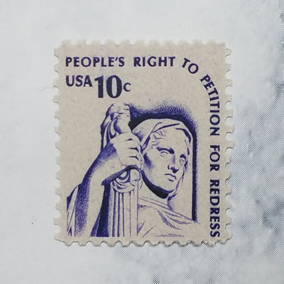 People's Right to Petition for Redress stamps $0.10