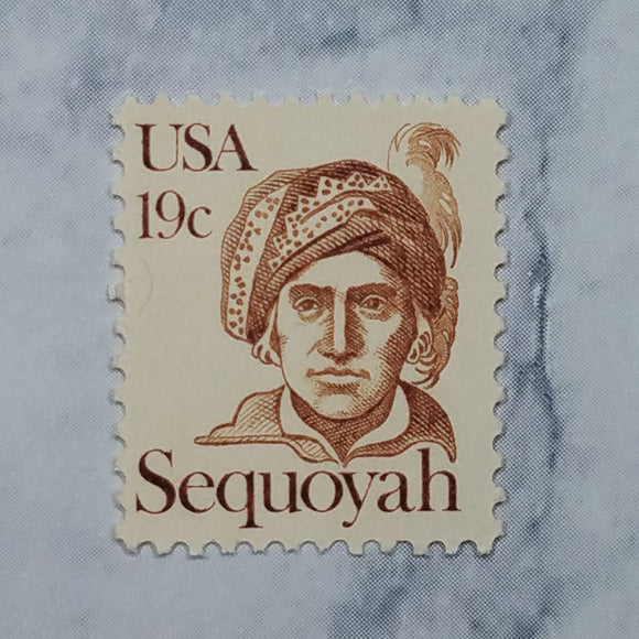 Sequoyah stamps $0.19