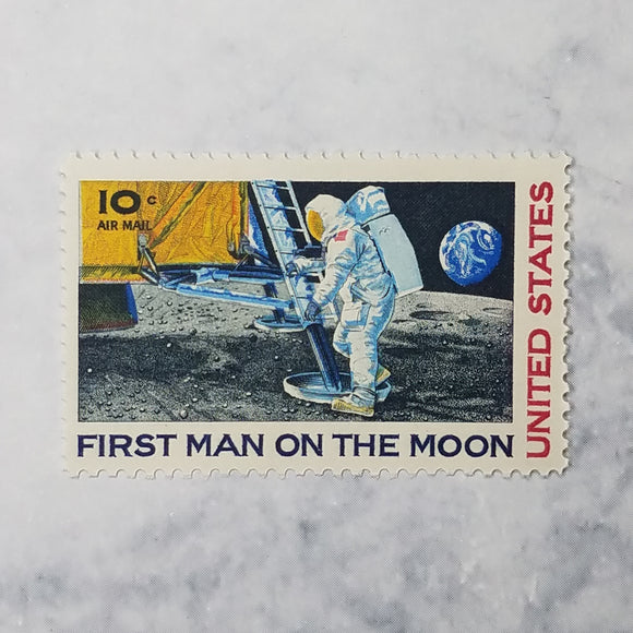 First Man on the Moon stamps $0.10