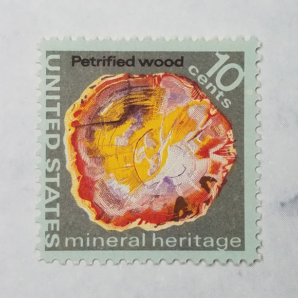 Petrified Wood stamps $0.10