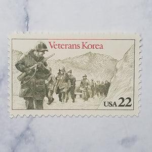 Veterans Korea stamps $0.22
