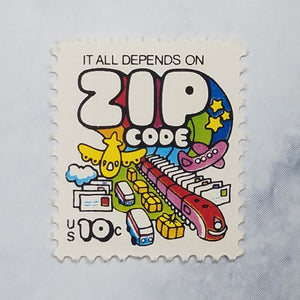 Zip Code stamps $0.10